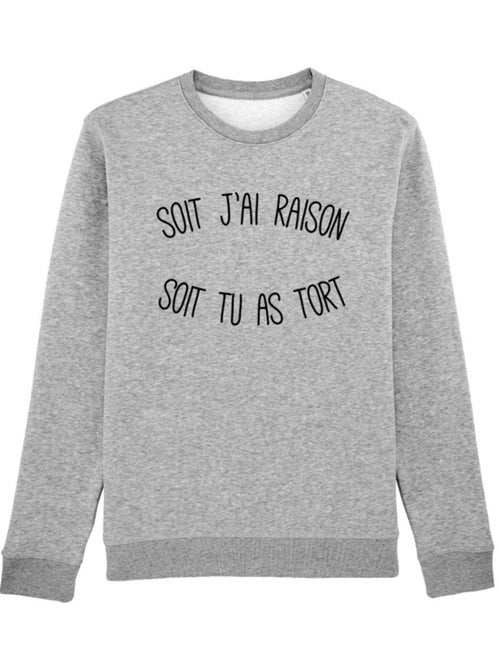 Sweater Dames - SOIT J'AI RAISON SOIT TU AS TORT - Kiabi Sweater Dames - SOIT J'AI RAISON SOIT TU AS TORT - Kiabi