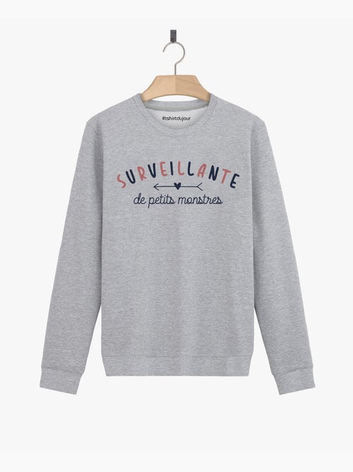 Sweater Dames - SURVEILLANTE DE PETITS MONSTRES - Kiabi Sweater Dames - SURVEILLANTE DE PETITS MONSTRES - Kiabi