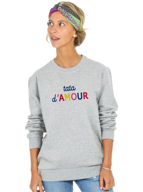 Sweater Dames - TATA D'AMOUR COLORÉE WAF - Kiabi Sweater Dames - TATA D'AMOUR COLORÉE WAF - Kiabi
