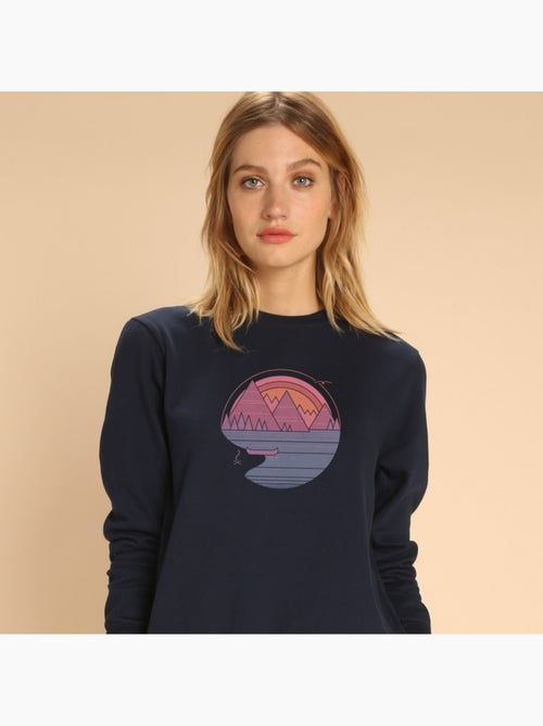 Sweater Dames - THE MOUNTAINS ARE CALLING - Kiabi Sweater Dames - THE MOUNTAINS ARE CALLING - Kiabi
