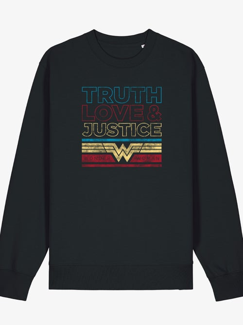 Sweater Dames - TRUTH LOVE & JUSTICE WONDER WOMAN - Kiabi Sweater Dames - TRUTH LOVE & JUSTICE WONDER WOMAN - Kiabi