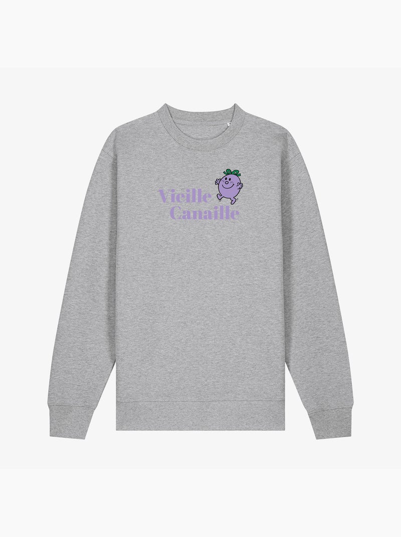 Sweater Dames - VIEILLE CANAILLE FACE Gemêleerd grijs - Kiabi