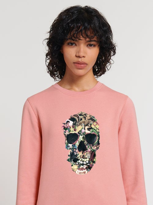 Sweater Dames - VINTAGE SKULL - Kiabi Sweater Dames - VINTAGE SKULL - Kiabi