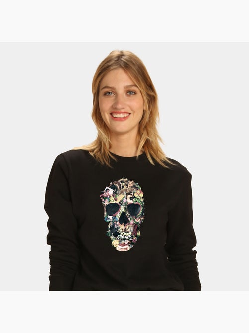 Sweater Dames - VINTAGE SKULL - Kiabi Sweater Dames - VINTAGE SKULL - Kiabi