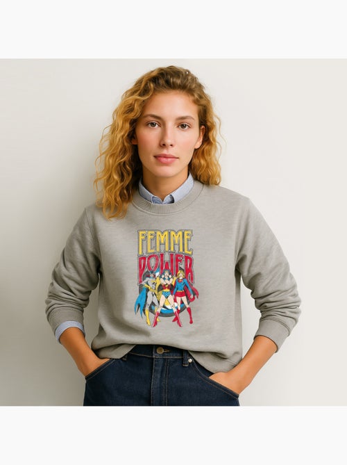 Sweater Dames - WONDER WOMAN Dames POWER - Kiabi Sweater Dames - WONDER WOMAN Dames POWER - Kiabi