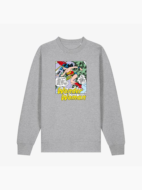 Sweater Dames - WONDER WOMAN I DO KNOW TROUBLE WHEN I SEE IT - Kiabi Sweater Dames - WONDER WOMAN I DO KNOW TROUBLE WHEN I SEE IT - Kiabi