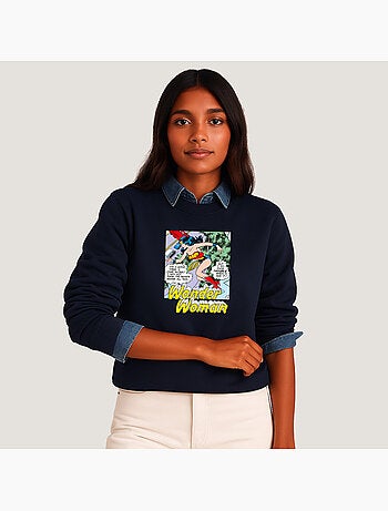Sweater Dames - WONDER WOMAN I DO KNOW TROUBLE WHEN I SEE IT