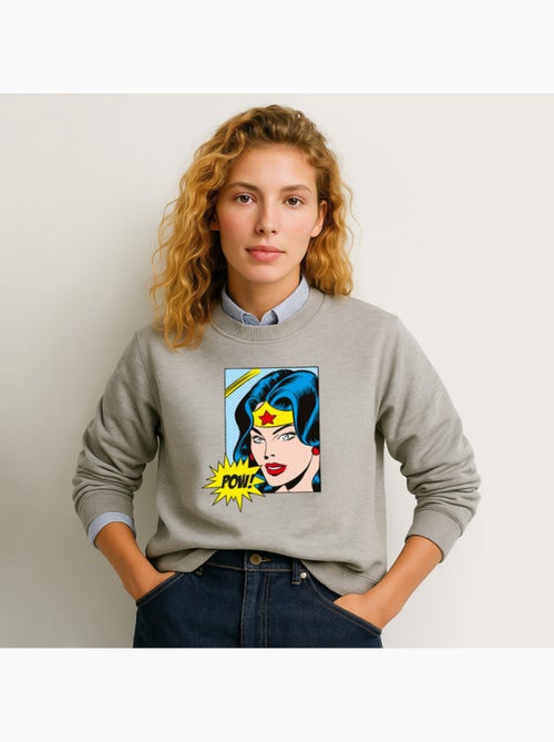 Sweater Dames - WONDER WOMAN POW - Kiabi Sweater Dames - WONDER WOMAN POW - Kiabi