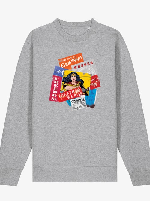 Sweater Dames - WONDER WOMAN TOGETHER WE RISE - Kiabi Sweater Dames - WONDER WOMAN TOGETHER WE RISE - Kiabi