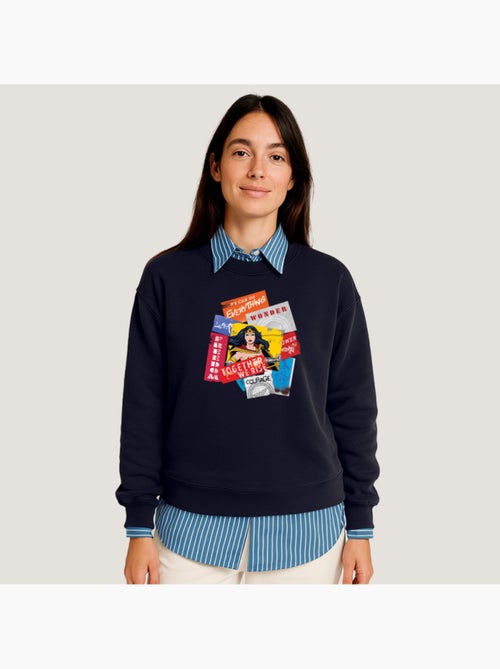 Sweater Dames - WONDER WOMAN TOGETHER WE RISE - Kiabi Sweater Dames - WONDER WOMAN TOGETHER WE RISE - Kiabi