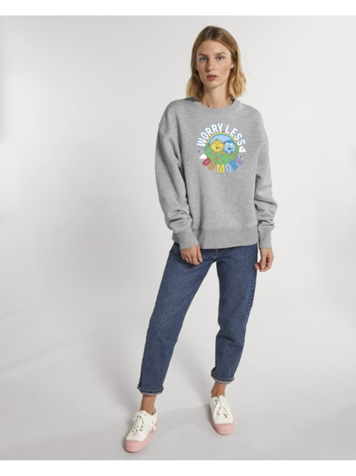 Sweater Dames - WORRY LESS DO MORE - Kiabi Sweater Dames - WORRY LESS DO MORE - Kiabi
