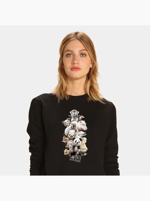 Sweater Dames - ZOO ESCAPE - Kiabi Sweater Dames - ZOO ESCAPE - Kiabi