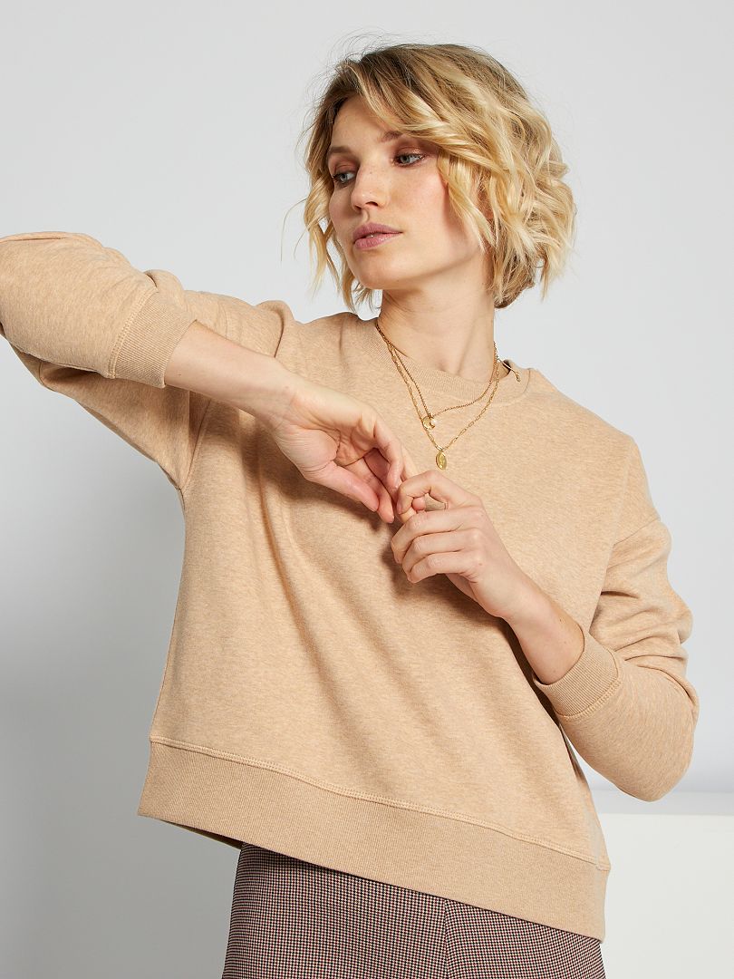 Sweater 'Ecodesign' BIEGE donker - Kiabi