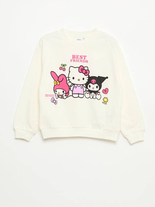 Sweater 'Hello Kitty & Kuromi' met ronde hals - Kiabi