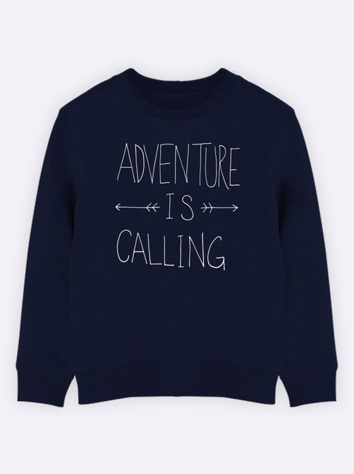 Sweater Kinder ADVENTURE IS CALLING - Kiabi Sweater Kinder ADVENTURE IS CALLING - Kiabi
