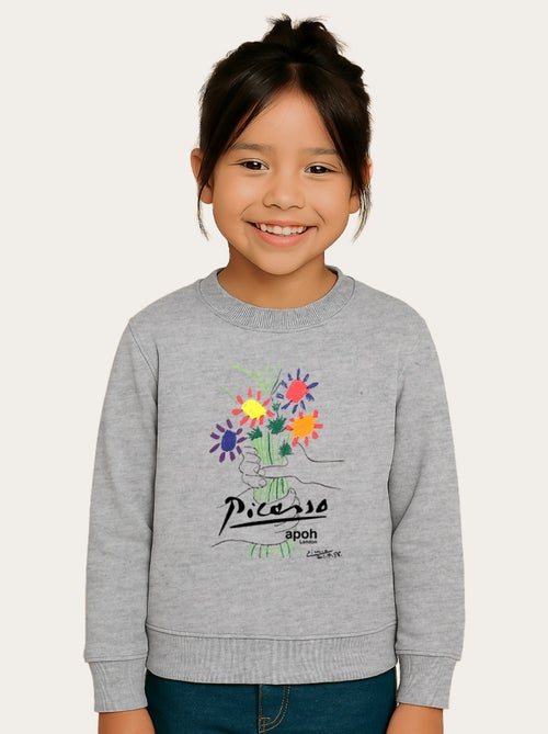 Sweater Kinder APOH PICASSO FLOWERS - Kiabi Sweater Kinder APOH PICASSO FLOWERS - Kiabi