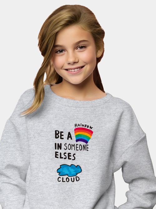 Sweater Kinder BE A RAINBOW - Kiabi Sweater Kinder BE A RAINBOW - Kiabi