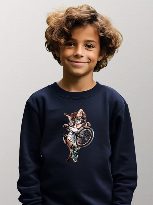 Sweater Kinder BMX CAT - Kiabi Sweater Kinder BMX CAT - Kiabi