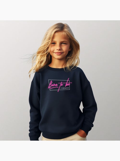 Sweater Kinder BORN TO BE YONCE PINK - Kiabi Sweater Kinder BORN TO BE YONCE PINK - Kiabi