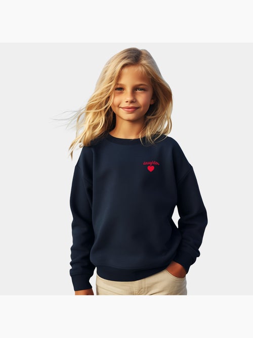 Sweater Kinder DAUGHTER CŒUR - Kiabi Sweater Kinder DAUGHTER CŒUR - Kiabi