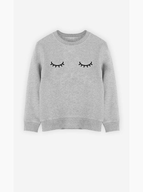 Sweater Kinder EYES CLOSED - Kiabi Sweater Kinder EYES CLOSED - Kiabi