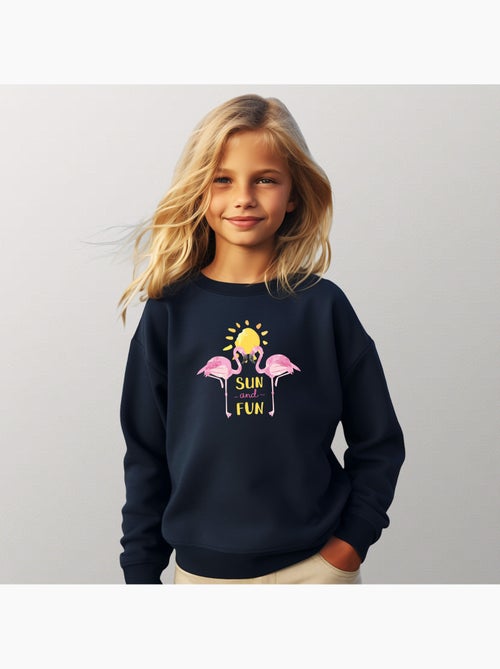 Sweater Kinder FLAMINGO-SUN-AND-FUN - Kiabi Sweater Kinder FLAMINGO-SUN-AND-FUN - Kiabi