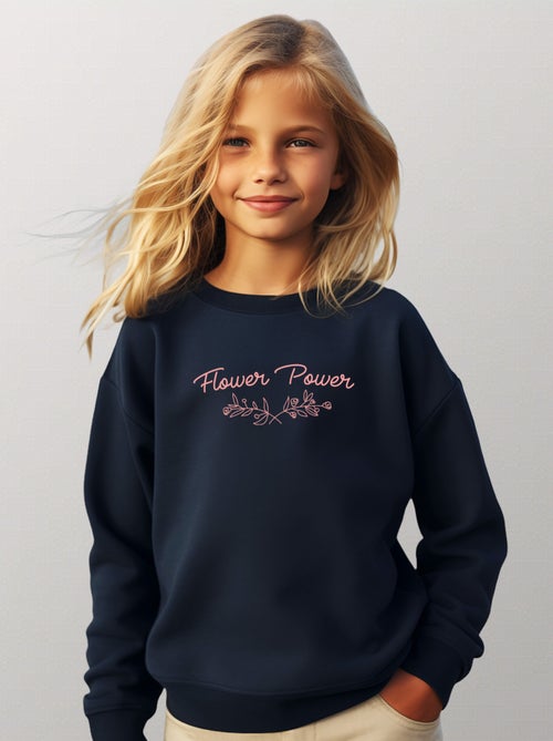 Sweater Kinder FLOWER-POWER - Kiabi Sweater Kinder FLOWER-POWER - Kiabi