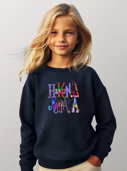 Sweater Kinder HAKUNA MATATA COLOR - Kiabi Sweater Kinder HAKUNA MATATA COLOR - Kiabi