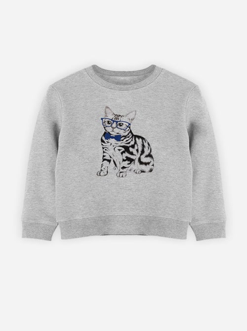 Sweater Kinder HIPSTER CAT - Kiabi Sweater Kinder HIPSTER CAT - Kiabi