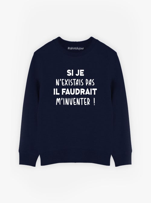 Sweater Kinder IL FAUDRAIT M'INVENTER - Kiabi Sweater Kinder IL FAUDRAIT M'INVENTER - Kiabi