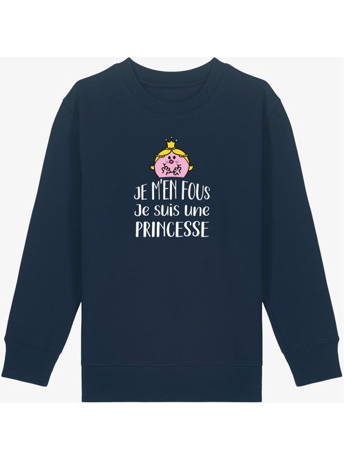 Sweater Kinder JE M EN FOUS JE SUIS UNE PRINCESSE - Kiabi Sweater Kinder JE M EN FOUS JE SUIS UNE PRINCESSE - Kiabi