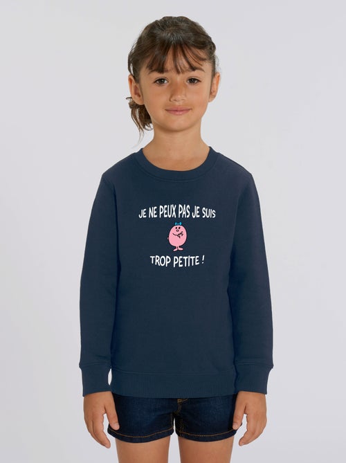 Sweater Kinder JE PEUX PAS JE SUIS TROP PETITE - Kiabi Sweater Kinder JE PEUX PAS JE SUIS TROP PETITE - Kiabi