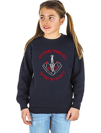 Sweater Kinder LES VRAIES PRINCESSES PORTENT DES BASKETS
