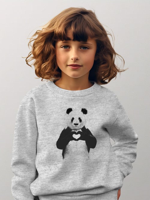 Sweater Kinder LOVE PANDA - Kiabi Sweater Kinder LOVE PANDA - Kiabi