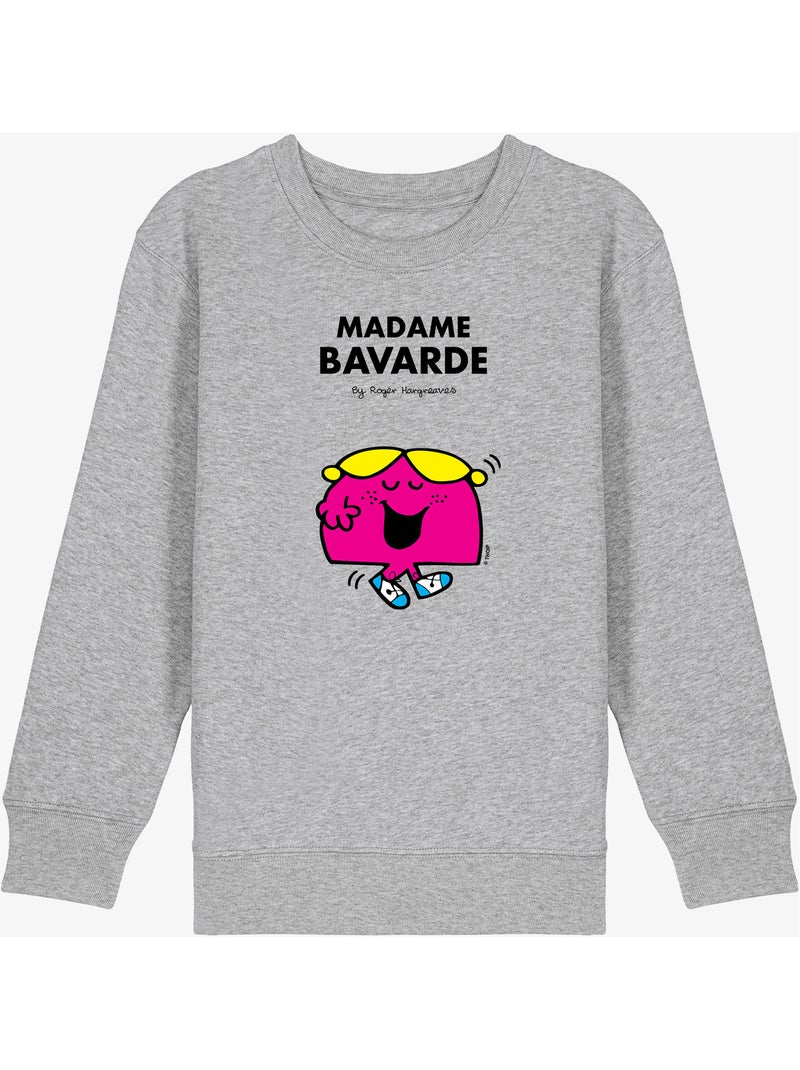 Sweater Kinder MADAME BAVARDE Gemêleerd grijs - Kiabi