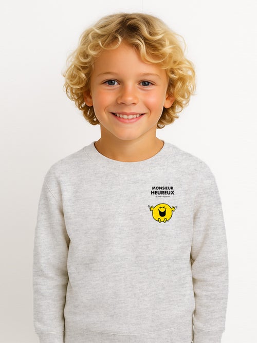 Sweater Kinder MONSIEUR HEUREUX CŒUR - Kiabi Sweater Kinder MONSIEUR HEUREUX CŒUR - Kiabi