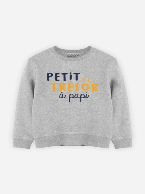Sweater Kinder PETIT TRESOR A PAPI - Kiabi Sweater Kinder PETIT TRESOR A PAPI - Kiabi