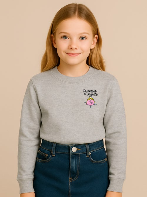 Sweater Kinder PRINCESSE EN BASKET CŒUR - Kiabi Sweater Kinder PRINCESSE EN BASKET CŒUR - Kiabi