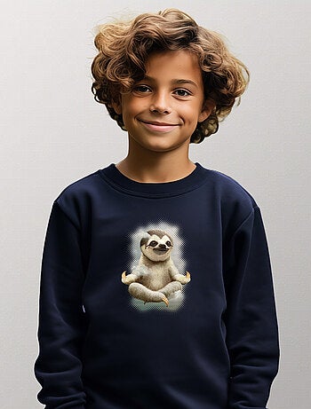 Sweater Kinder SLOTH MEDITATE
