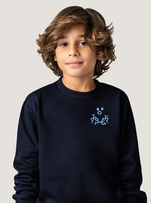 Sweater Kinder VISAGE MONSIEUR CŒUR - Kiabi Sweater Kinder VISAGE MONSIEUR CŒUR - Kiabi