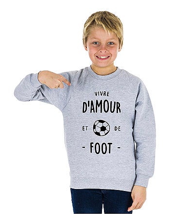 Sweater Kinder VIVRE D'AMOUR ET DE FOOT