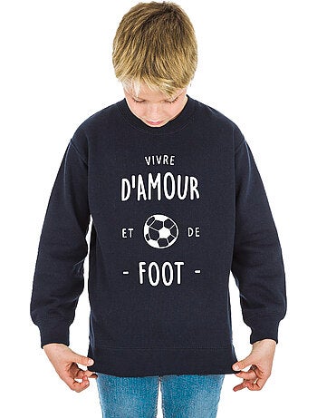 Sweater Kinder VIVRE D'AMOUR ET DE FOOT