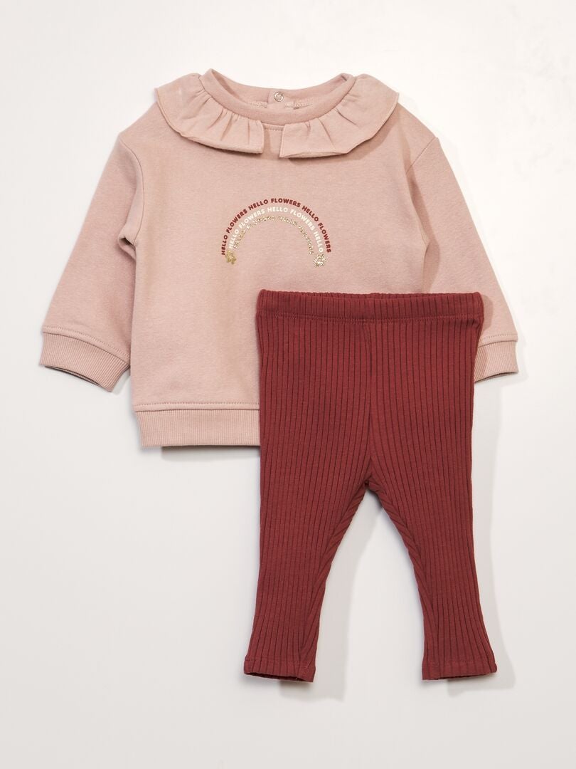 Sweater + legging - 2-delig ROSE - Kiabi