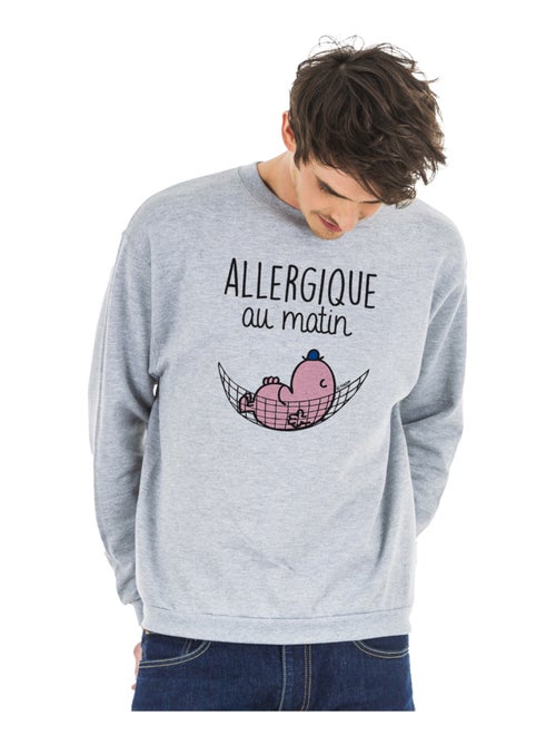 Sweater Man - ALLERGIQUE AU MATIN - Kiabi Sweater Man - ALLERGIQUE AU MATIN - Kiabi