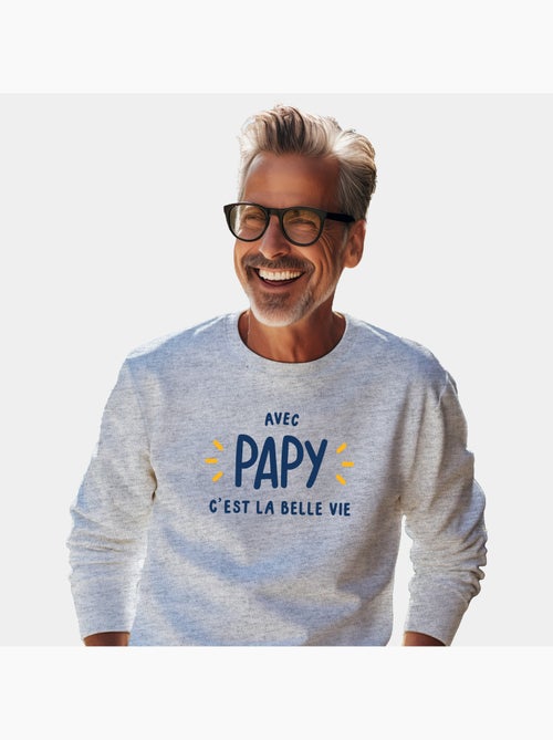Sweater Man - AVEC PAPY C'EST LA BELLE VIE - Kiabi Sweater Man - AVEC PAPY C'EST LA BELLE VIE - Kiabi