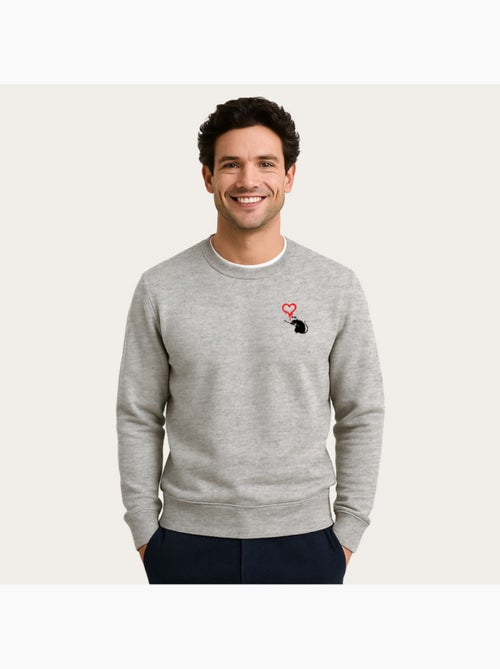 Sweater Man - BANKSY LOVE RAT - Kiabi