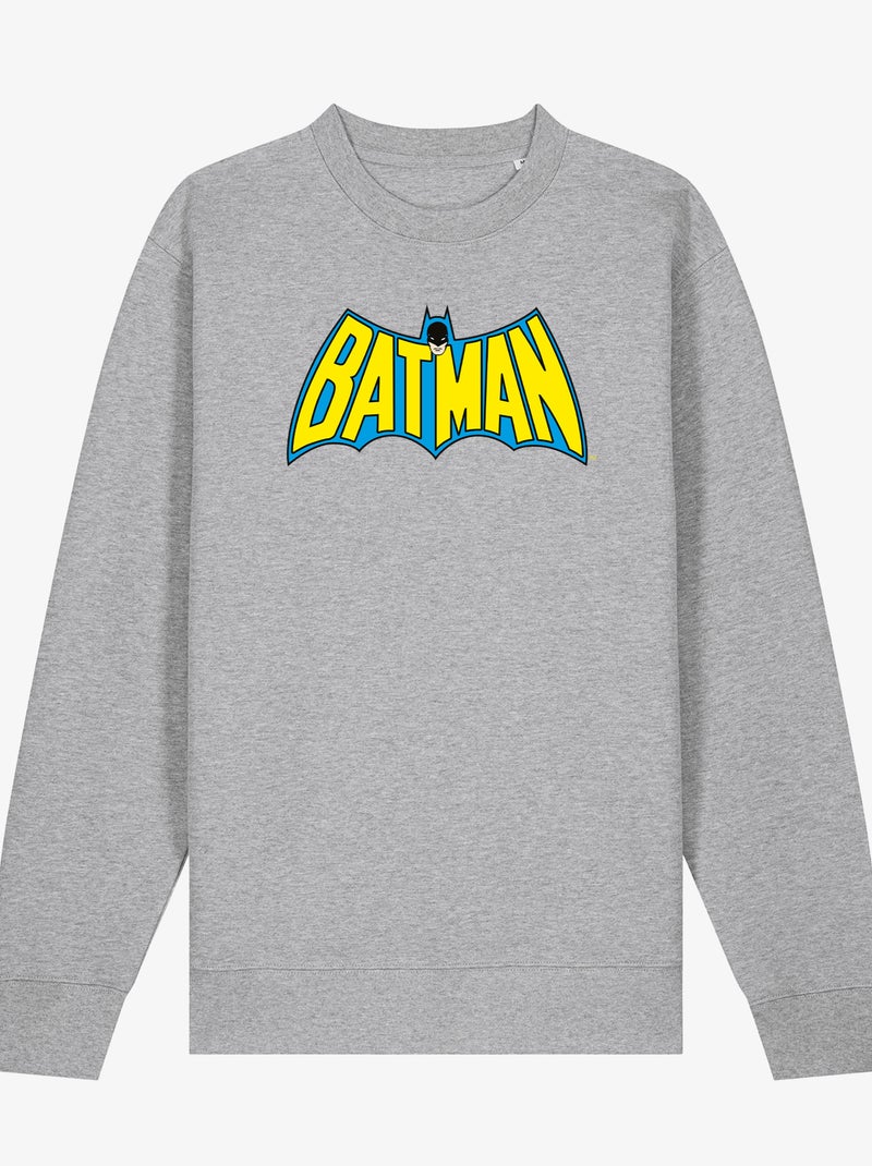 Sweater Man - BATMAN LOGO YELLOW BLUE Gemêleerd grijs - Kiabi