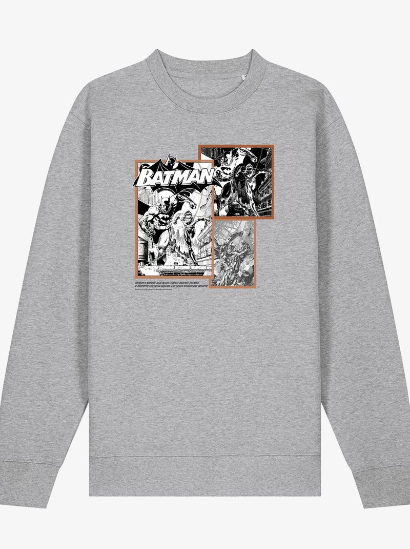 Sweater Man - BATMAN'S BATSUIT AIDS IN HIS COMBAT AGAINST ENEMIES Gemêleerd grijs - Kiabi