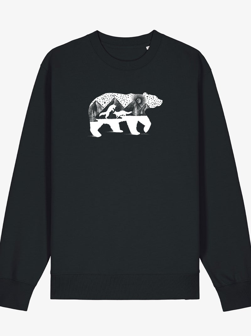 Sweater Man - BEAR AND FOXES Zwart - Kiabi