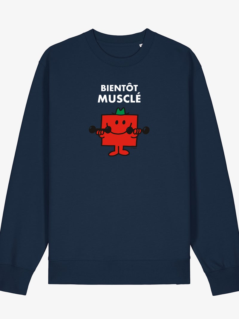 Sweater Man - BIENTOT MUSCLE Marineblauw - Kiabi